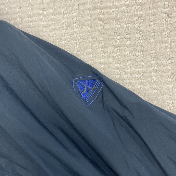 VINTAGE Nike ACG Jacket Mens S Blue Parka Storm Fit Ski Snowboarding Layer 3 90s - Picture 7 of 16